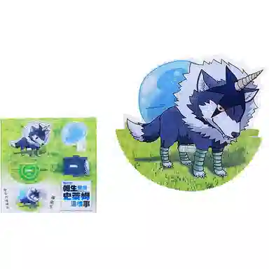 卡宝文创 关于我转生变成史莱姆这档事 快闪 台谷 利姆鲁米莉姆朱菜 吧唧立牌钥匙扣 徽章