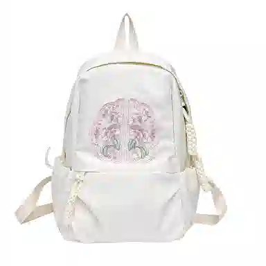 巴朗熊 国风新中式刺绣设计 尼龙 双肩包 男女同款情侣款 多色