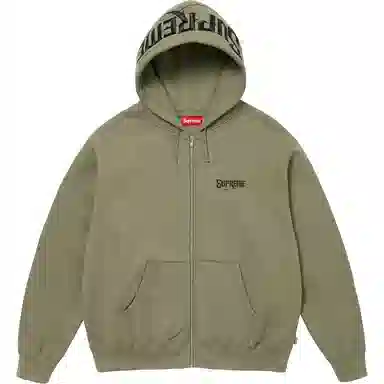 Supreme FW24 WEEK8 Mister Cartoon Zip Up Hooded Sweatshirt