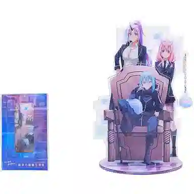 卡宝文创 关于我转生变成史莱姆这档事 快闪 台谷 利姆鲁米莉姆朱菜 吧唧立牌钥匙扣 徽章