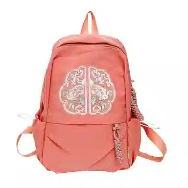 巴朗熊 国风新中式刺绣设计 尼龙 双肩包 男女同款情侣款 多色