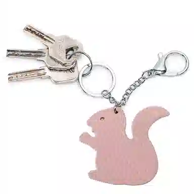 彤彤兔 真皮小众可爱 头层牛皮 钥匙扣 男女同款情侣款