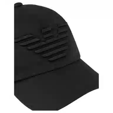 Emporio Armani Large Logo Baseball Cap Black