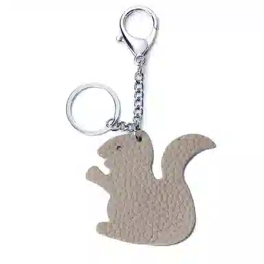 彤彤兔 真皮小众可爱 头层牛皮 钥匙扣 男女同款情侣款