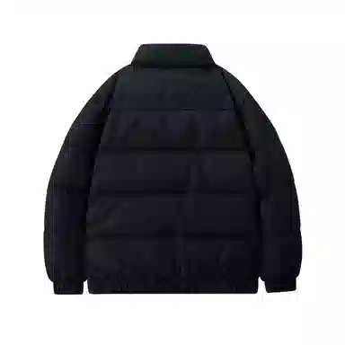 鸭鸭 基础款立领加厚保暖防寒鸭绒休闲宽松无帽无性别面包服暗黑外套羽绒服 男女同款