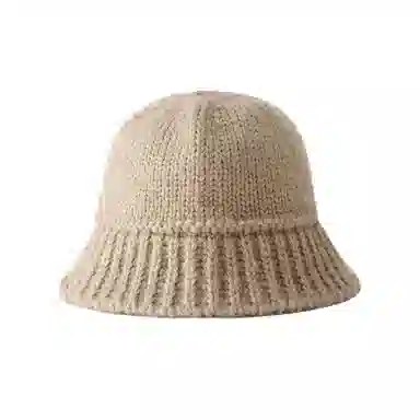 梦特娇 保暖显脸小甜美可爱纯色 腈纶 绒线帽 女款