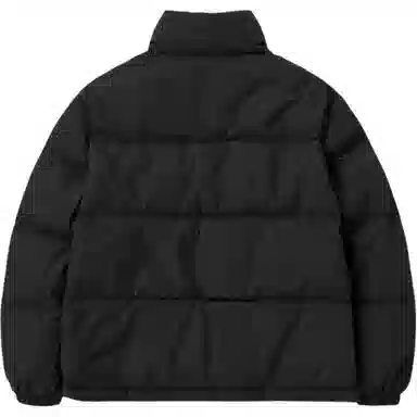 NERDY FW24 Embroidered Logo Down Jacket Black