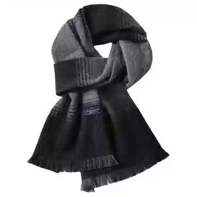 玖慕 纯羊毛针织 绒线围巾 男款