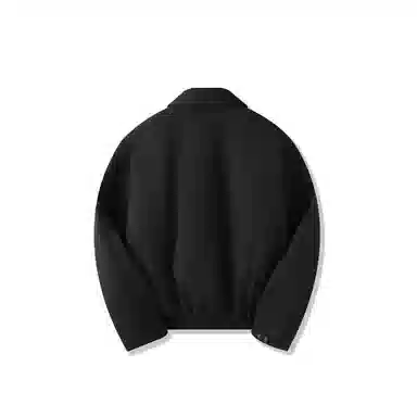 SHANTREE Solid Collar Casual Jacket