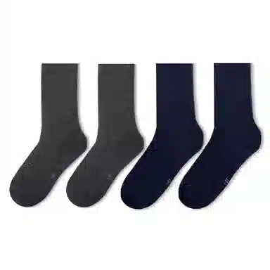 金莱克 抗菌吸湿排汗休闲柔软舒适中筒袜 男女同款 组合装