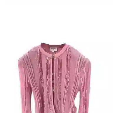 Chanel 23C Pink Knit Sweater