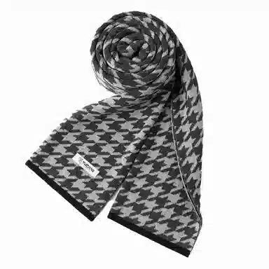 啄木鸟 冬季保暖加厚高档围脖礼盒 棉 绒线围巾 男女同款情侣款