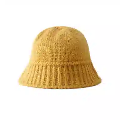 梦特娇 保暖显脸小甜美可爱纯色 腈纶 绒线帽 女款