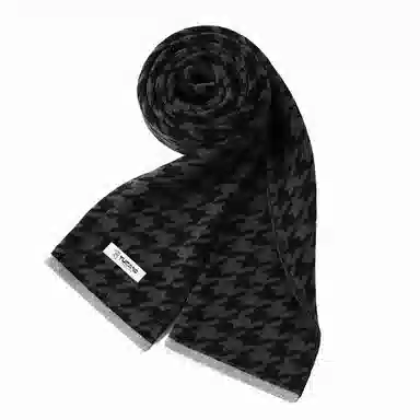 啄木鸟 冬季保暖加厚高档围脖礼盒 棉 绒线围巾 男女同款情侣款