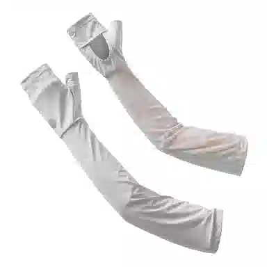 俞兆林 半指手套冰袖一体户外出游登山骑行开车钓鱼防紫外线护袖掌心镂空防滑透气冰感遮手臂遮阳薄款可触屏 防晒袖 女款