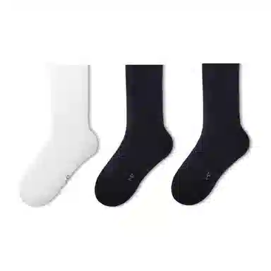 金莱克 抗菌吸湿排汗休闲柔软舒适中筒袜 男女同款 组合装