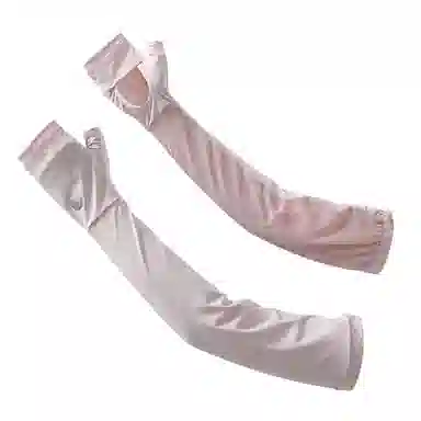 俞兆林 半指手套冰袖一体户外出游登山骑行开车钓鱼防紫外线护袖掌心镂空防滑透气冰感遮手臂遮阳薄款可触屏 防晒袖 女款