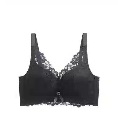 桔内 聚拢无钢圈收副乳蕾丝调整文胸 女款