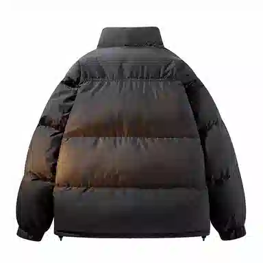 FORIDER Retro Letter Print Down Jacket