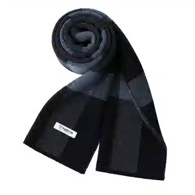 啄木鸟 双面拼色 加厚围脖长辈  羊毛 围巾 男女同款情侣款