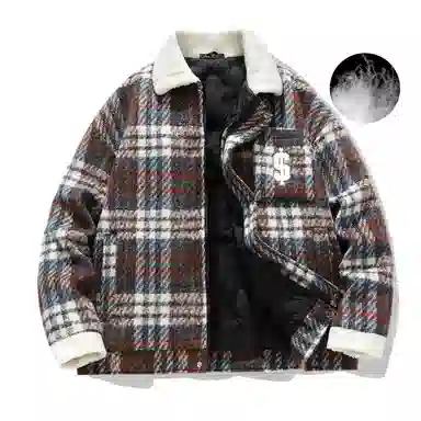 The Simpsons 90 Vintage Plaid Wool Jacket