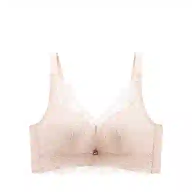 桔内 聚拢无钢圈收副乳蕾丝调整文胸 女款