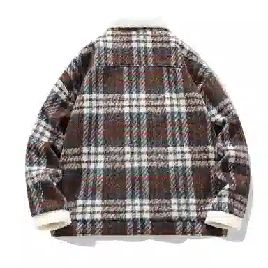 The Simpsons 90 Vintage Plaid Wool Jacket