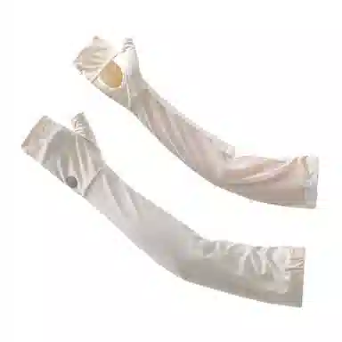 俞兆林 半指手套冰袖一体户外出游登山骑行开车钓鱼防紫外线护袖掌心镂空防滑透气冰感遮手臂遮阳薄款可触屏 防晒袖 女款