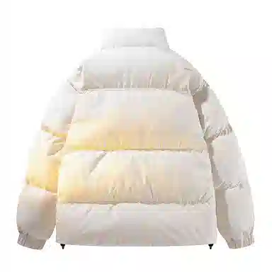 FORIDER Retro Letter Print Down Jacket