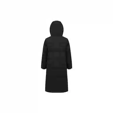 波司登 鹅绒连帽长款厚款纯色羽绒服 女款