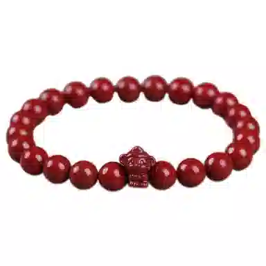陌阡雪 国潮本命年好运转运珠十二生肖 轻奢高级感#好运 朱砂 手串 男女同款情侣款