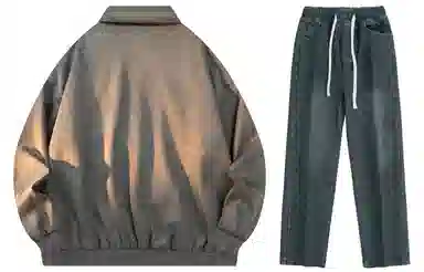 A.X.S.K Coach Jacket Set