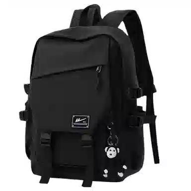 Warrior Nylon Backpack Black