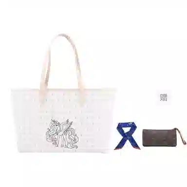 PinkyPinky My Little Pony Tote Bag Brown/Off-White