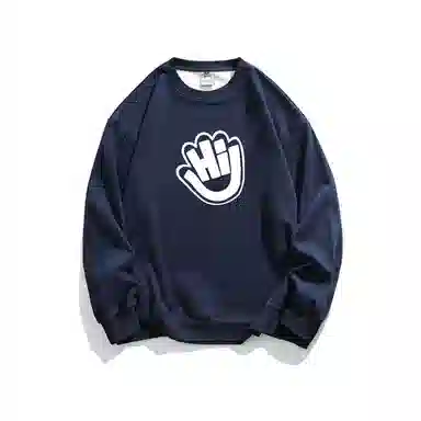 莫代尔 圆领休闲简约时尚潮流印花舒适亲肤长袖打底衣 男女同款