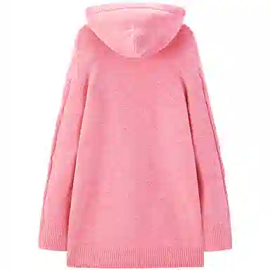 太平鸟 连帽短款假两件毛织长袖连衣裙 女款