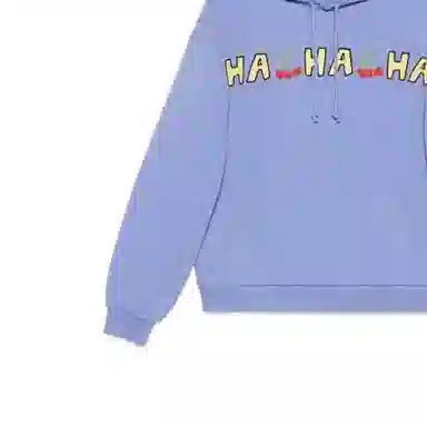GUCCI x HAHAHA Letter Print Hoodie Purple