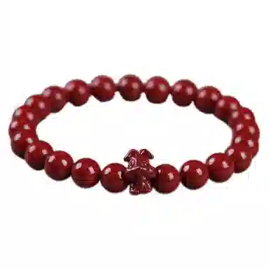 陌阡雪 国潮本命年好运转运珠十二生肖 轻奢高级感#好运 朱砂 手串 男女同款情侣款