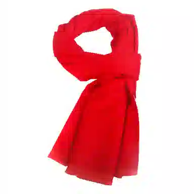 上海故事 中式团员喜庆节日聚会年会团建红披肩 聚酯纤维 绒线围巾 男女同款情侣款