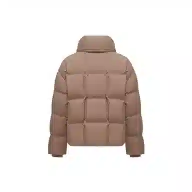 波司登 鹅绒立领短款厚款纯色面包服羽绒服 女款