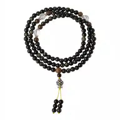 布达拉宫 一帆风顺水逆退散 黑曜石 手串 男女同款情侣款