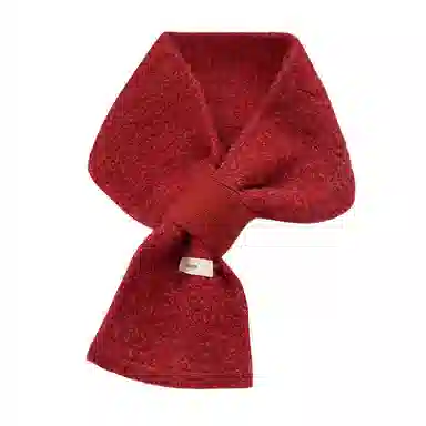 【通勤出街神器】 啄木鸟 圈圈羊毛秋冬季保暖防寒交叉懒人便捷围脖日韩时尚百搭 尼龙 绒线围巾 女款