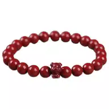 陌阡雪 国潮本命年好运转运珠十二生肖 轻奢高级感#好运 朱砂 手串 男女同款情侣款