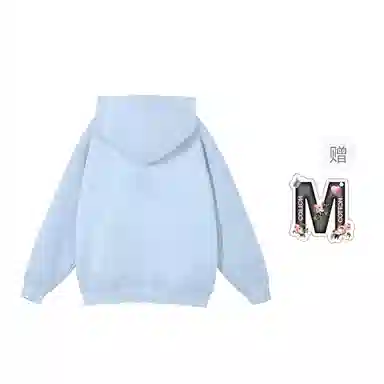 棉购 连帽字母印花落肩袖舒适时尚卫衣 女款