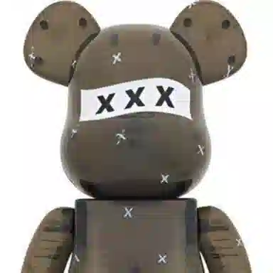 BE@RBRICK GOD SELECTION XXX BLACK CLEAR