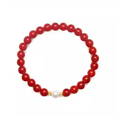 佐卡伊 鸿运小众轻奢款珍珠 玛瑙 手串 女款