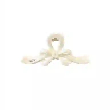 水中玉 大号蝴蝶结抓夹高级感后脑勺盘发鲨鱼夹发卡头饰 亚克力 发夹 女款