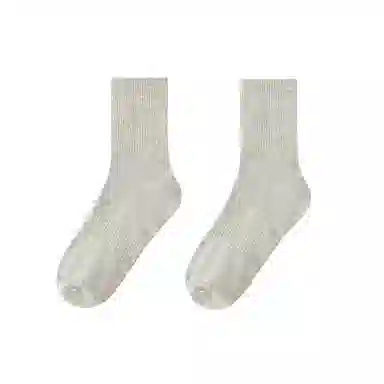 金莱克 运动纯色棉袜吸汗透气休闲中筒袜 男女同款 组合装