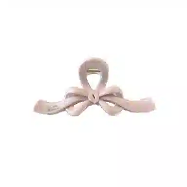 水中玉 大号蝴蝶结抓夹高级感后脑勺盘发鲨鱼夹发卡头饰 亚克力 发夹 女款