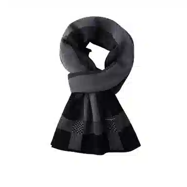 北极绒 新款羊毛冬季加厚保暖高档礼盒装围脖柔软亲肤百搭 绒线围巾 男女同款情侣款